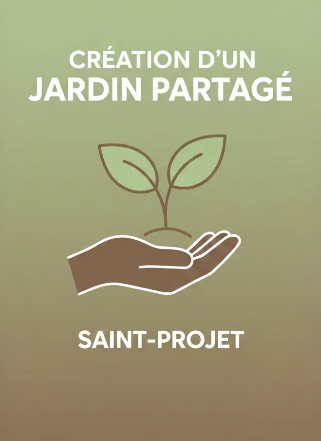 Affiche jardin partagé