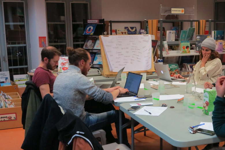 Troisième session de l'atelier d'écriture à la médiathèque de Caylus